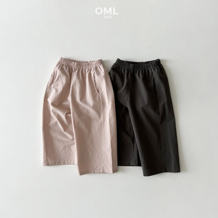 Omelet - Korean Children Fashion - #toddlerclothing - Ecru Pants with Mom