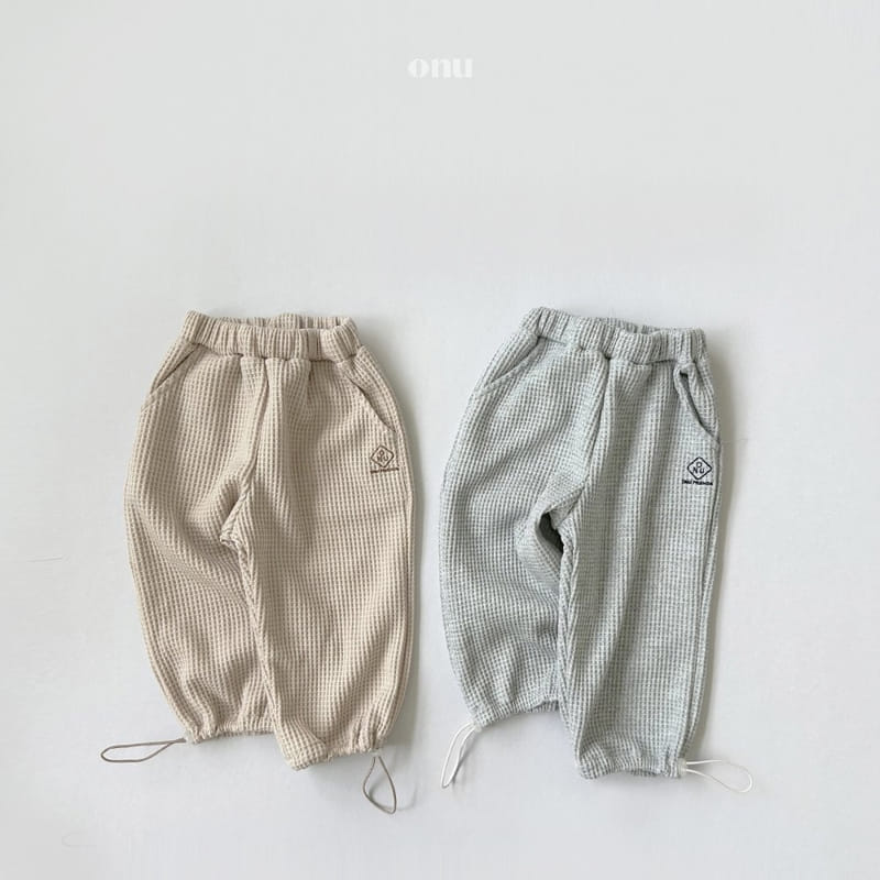 Onu - Korean Children Fashion - #designkidswear - Wafflr String Pants - 9