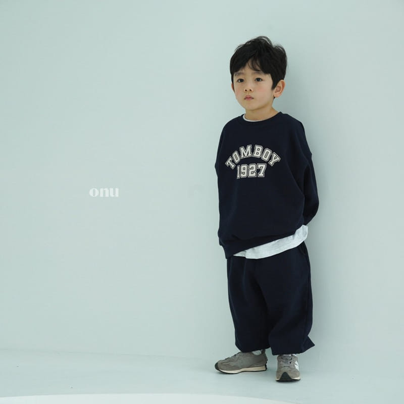 Onu - Korean Children Fashion - #discoveringself - Tom Boy Top Bottom Set - 9