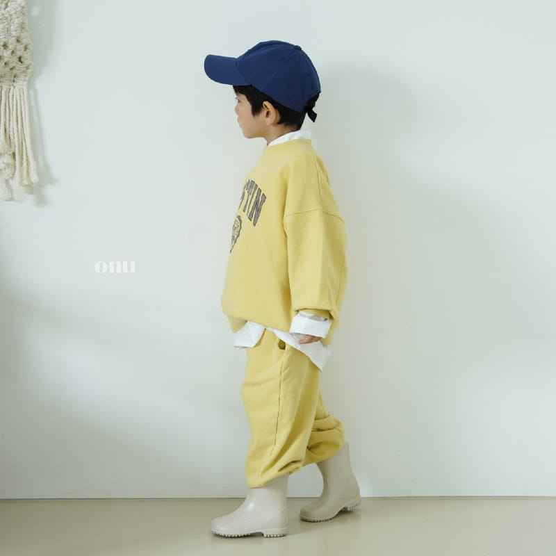 Onu - Korean Children Fashion - #fashionkids - Ostin Top Bottom Set - 11
