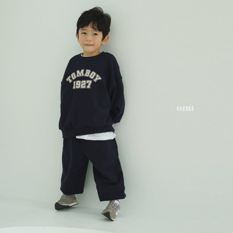 Onu - Korean Children Fashion - #fashionkids - Tom Boy Top Bottom Set - 10