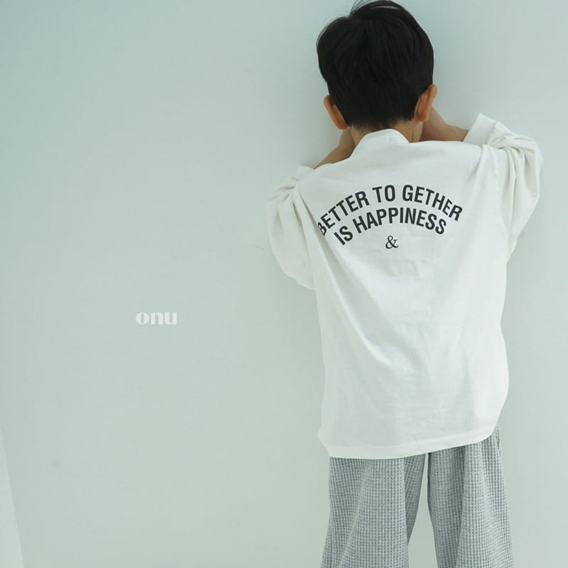 Onu - Korean Children Fashion - #kidsshorts - Together Silket Tee - 4
