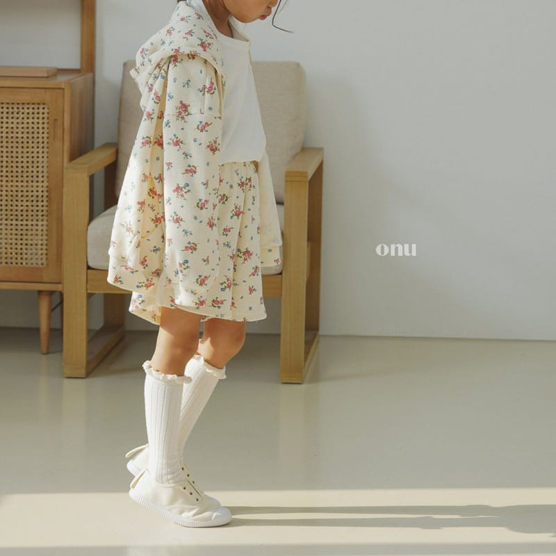 Onu - Korean Children Fashion - #kidsstore - Flower Shorts - 3