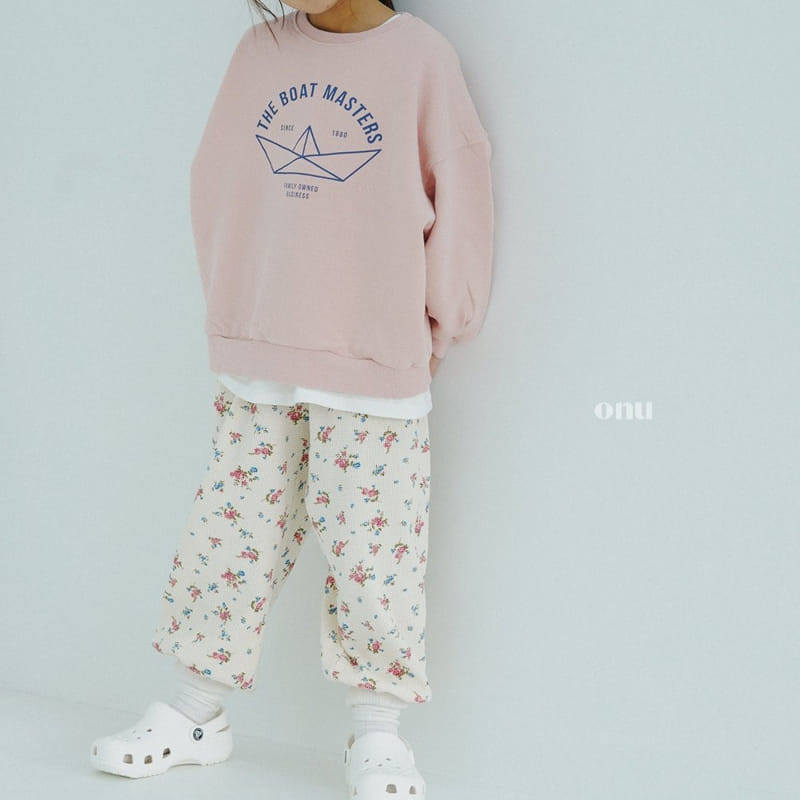 Onu - Korean Children Fashion - #kidzfashiontrend - Flower Pants