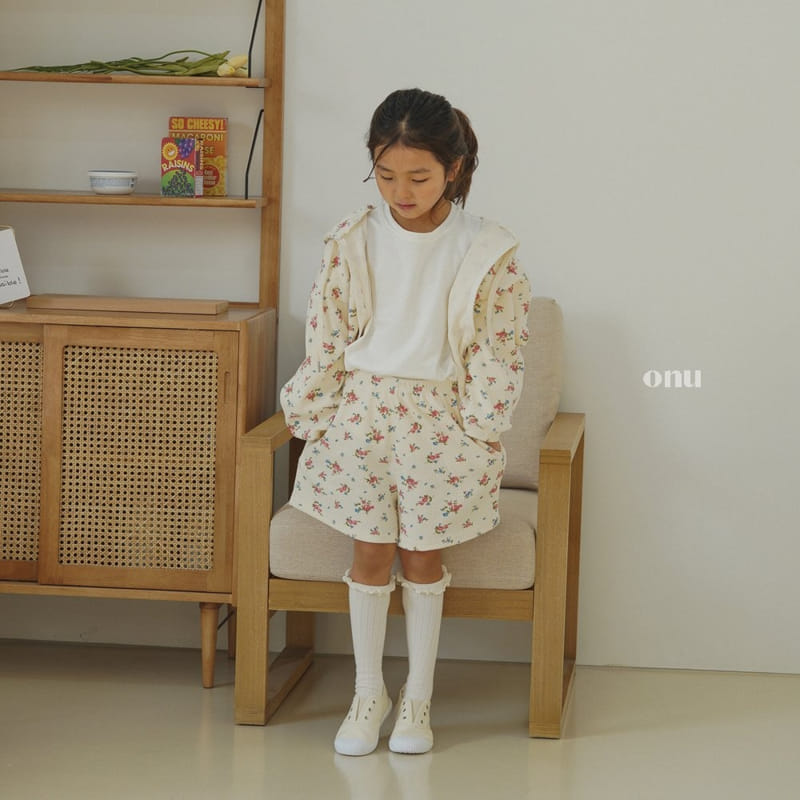 Onu - Korean Children Fashion - #littlefashionista - Flower Shorts - 6