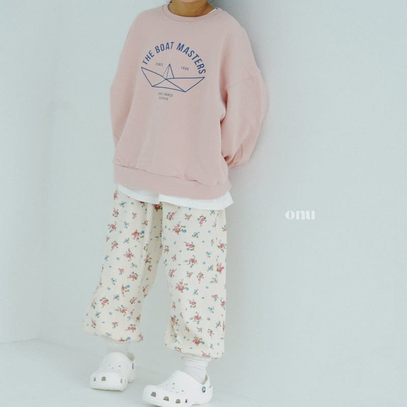 Onu - Korean Children Fashion - #littlefashionista - Flower Pants - 3