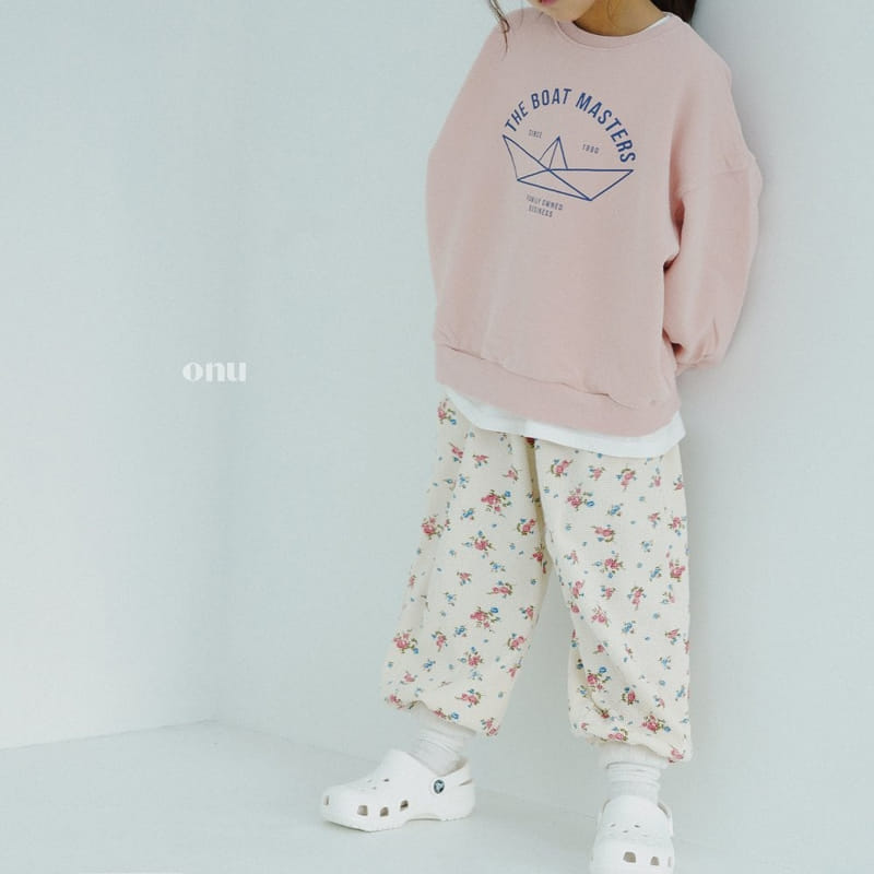 Onu - Korean Children Fashion - #littlefashionista - Flower Pants - 4