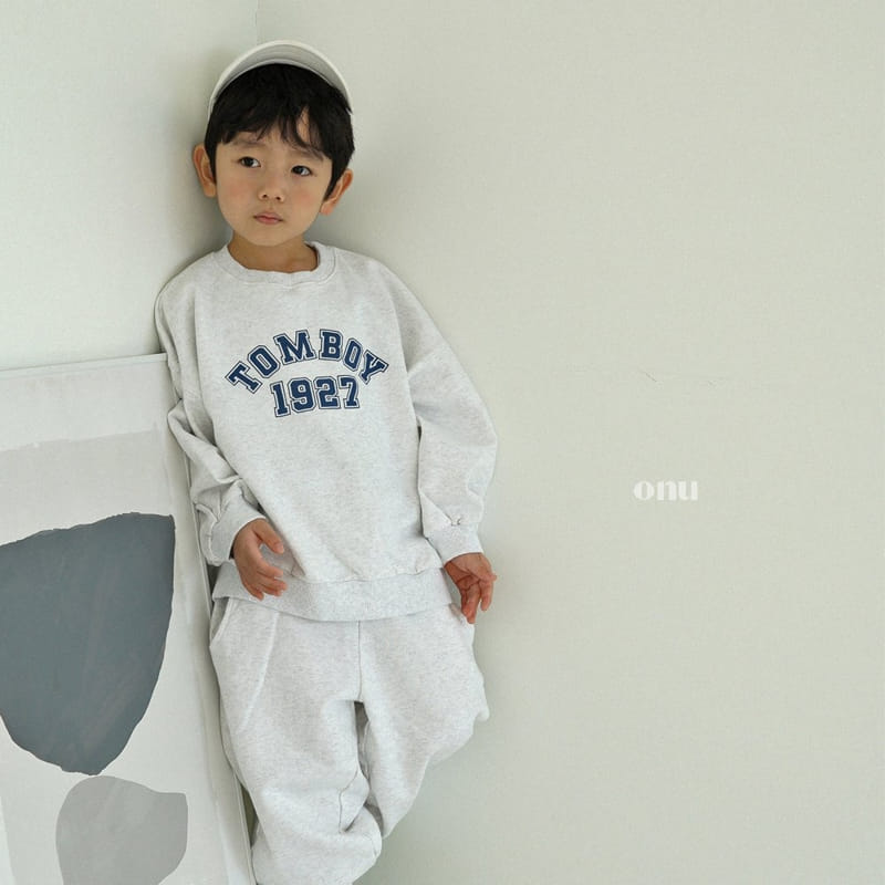 Onu - Korean Children Fashion - #todddlerfashion - Tom Boy Top Bottom Set - 3