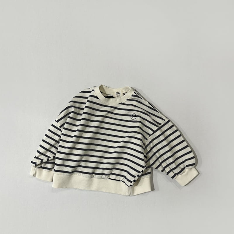 Onu - Korean Children Fashion - #toddlerclothing - Stripes Sweatshirt - 7