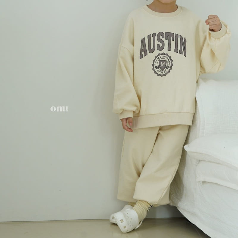 Onu - Korean Children Fashion - #toddlerclothing - Ostin Top Bottom Set - 5