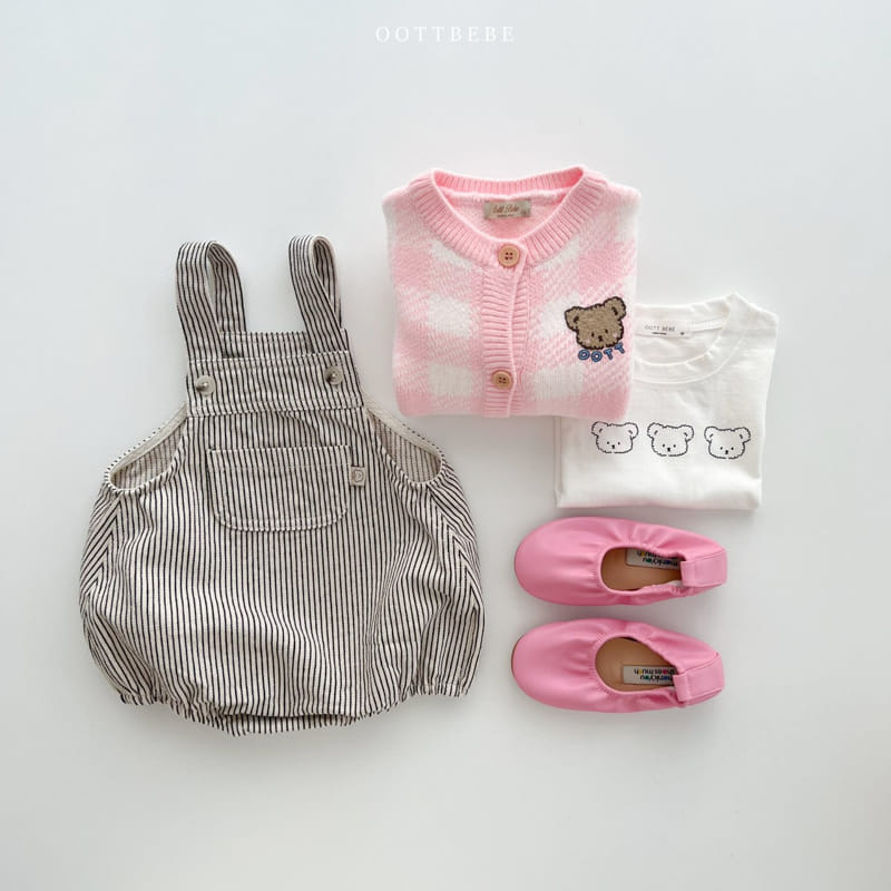 Oott Bebe - Korean Baby Fashion - #babyboutique - Rora Dungarees Bodysuit - 10