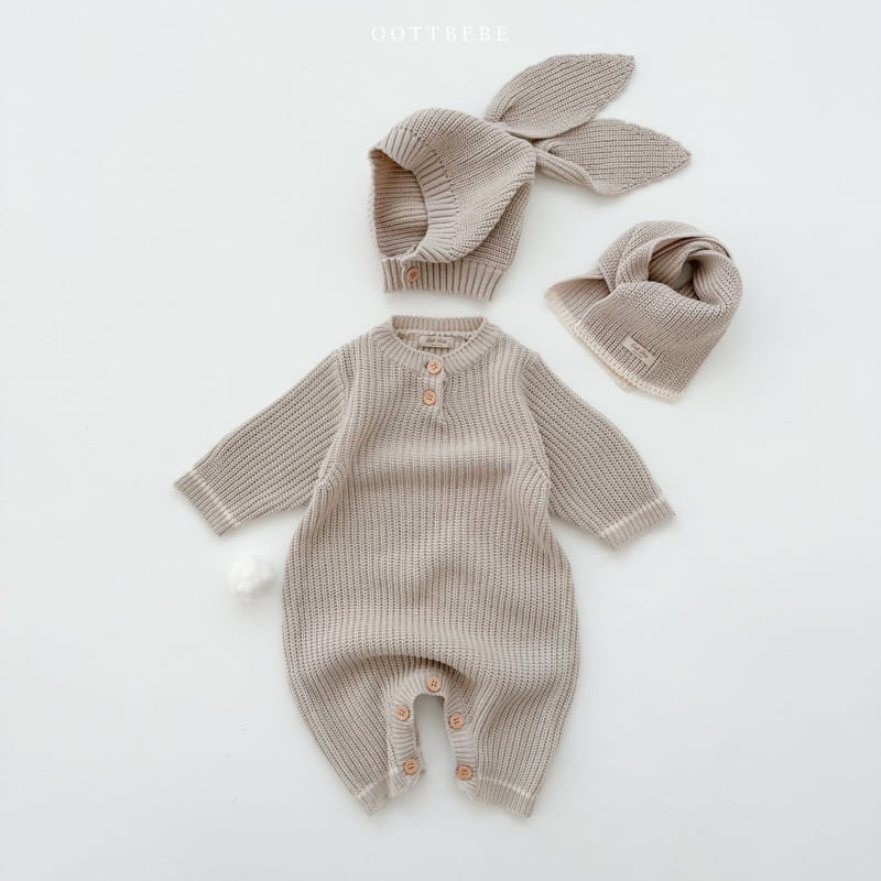 Oott Bebe - Korean Baby Fashion - #babyboutiqueclothing - Hazzi Barnie Bodysuit - 12
