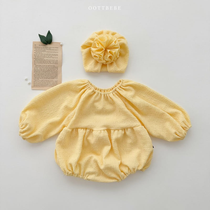 Oott Bebe - Korean Baby Fashion - #babyboutiqueclothing - Pop Orn Shirring Turban - 8