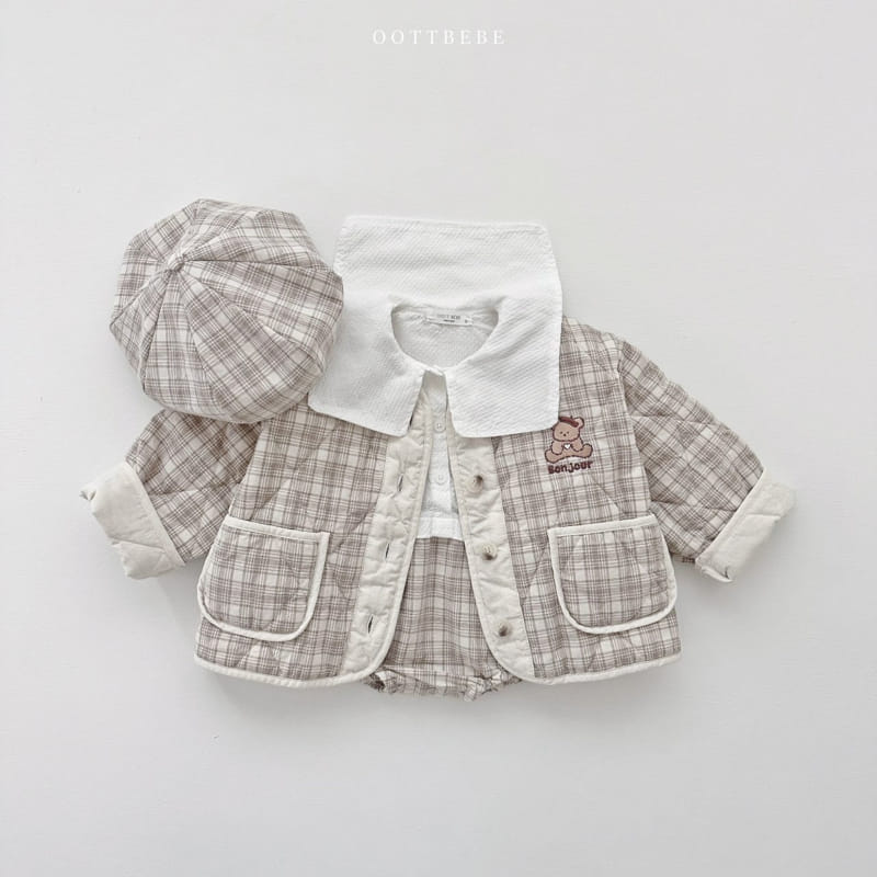 Oott Bebe - Korean Baby Fashion - #babyboutiqueclothing - Bonjour Bodysuit - 6