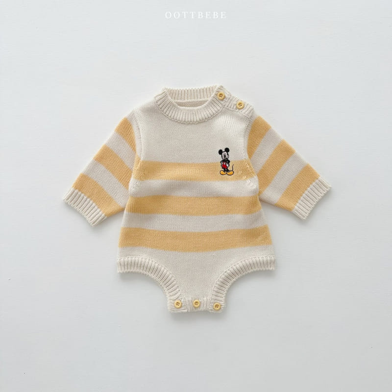 Oott Bebe - Korean Baby Fashion - #babyclothing - D M Bodysuit - 2