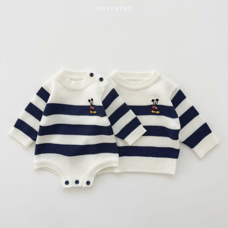 Oott Bebe - Korean Baby Fashion - #babyfashion - D M Bodysuit - 3