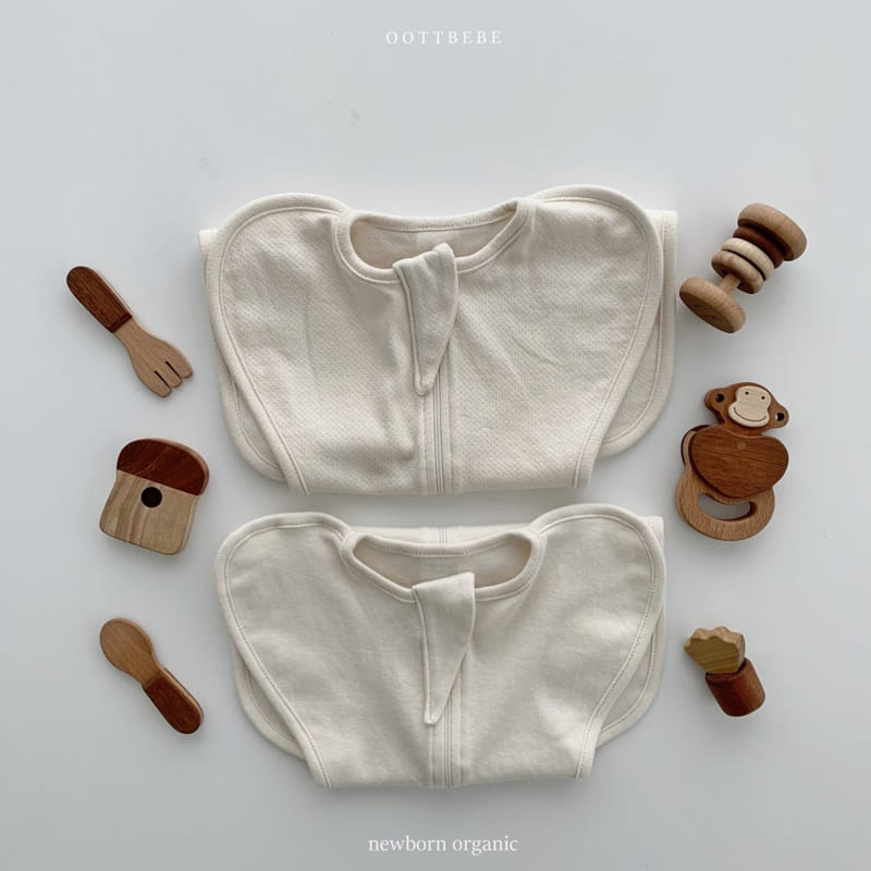 Oott Bebe - Korean Baby Fashion - #babyfashion - Organic Sleep Bodysuit Cotton - 12