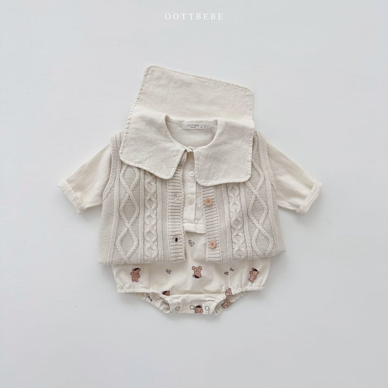 Oott Bebe - Korean Baby Fashion - #babyfever - Bonjour Bodysuit - 9