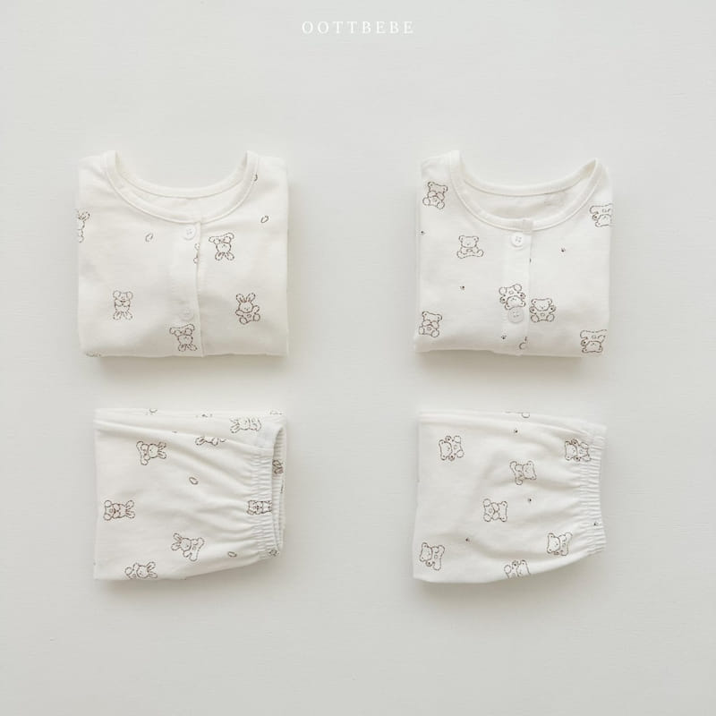 Oott Bebe - Korean Baby Fashion - #babyfever - Mild Top Bottom Set - 9