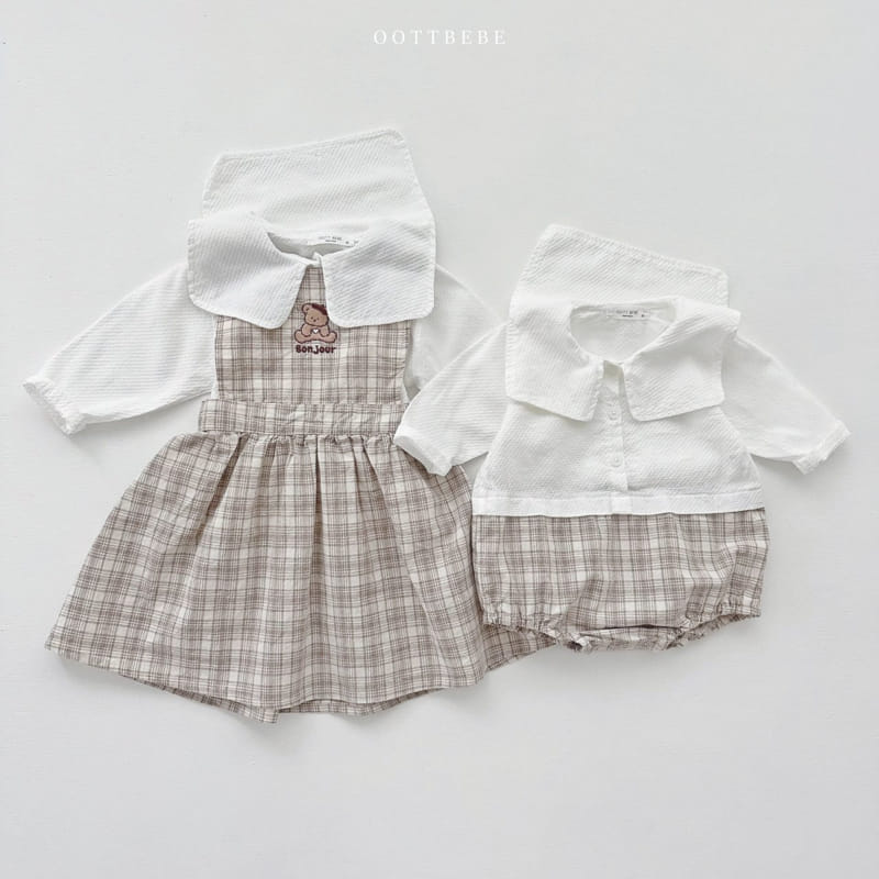 Oott Bebe - Korean Baby Fashion - #babygirlfashion - Bonjour Bodysuit - 10
