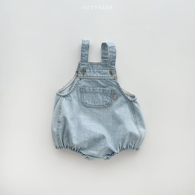 Oott Bebe - Korean Baby Fashion - #babylifestyle - Rora Dungarees Bodysuit