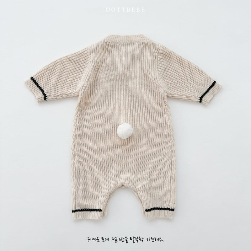 Oott Bebe - Korean Baby Fashion - #babyoninstagram - Hazzi Barnie Bodysuit - 3