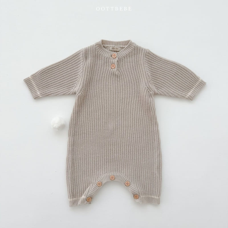 Oott Bebe - Korean Baby Fashion - #babyoninstagram - Hazzi Barnie Bodysuit - 4
