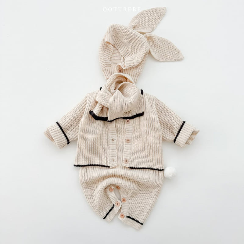 Oott Bebe - Korean Baby Fashion - #babyoutfit - Hazzi Barnie Bodysuit - 6