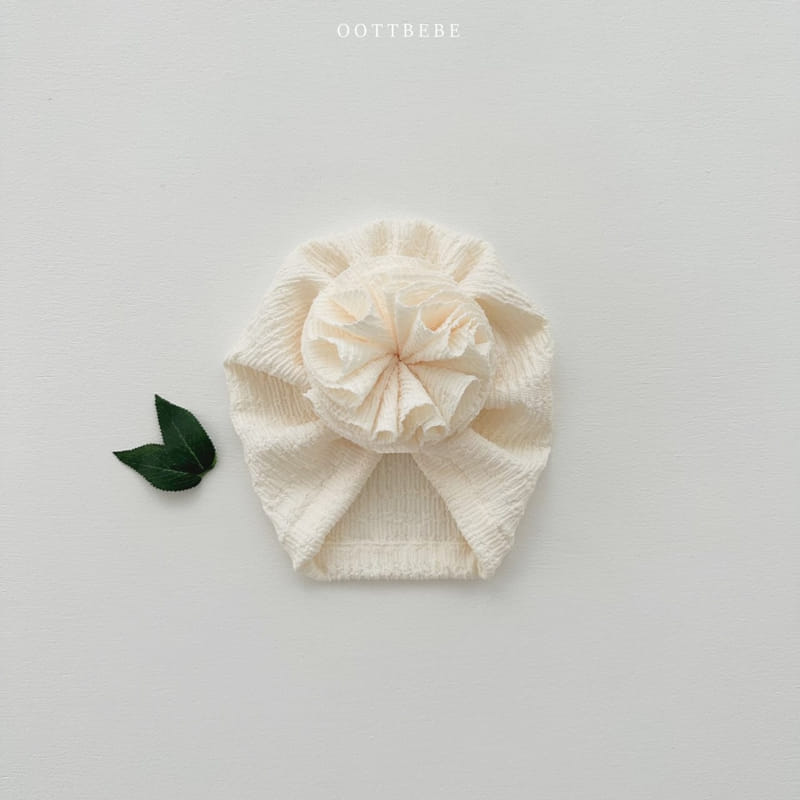 Oott Bebe - Korean Baby Fashion - #babyoutfit - Pop Orn Shirring Turban - 2