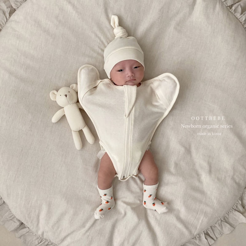Oott Bebe - Korean Baby Fashion - #babyoutfit - Organic Bodysuit Mesh - 5