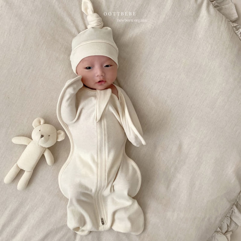 Oott Bebe - Korean Baby Fashion - #babyoutfit - Organic Sleep Bodysuit Cotton - 3