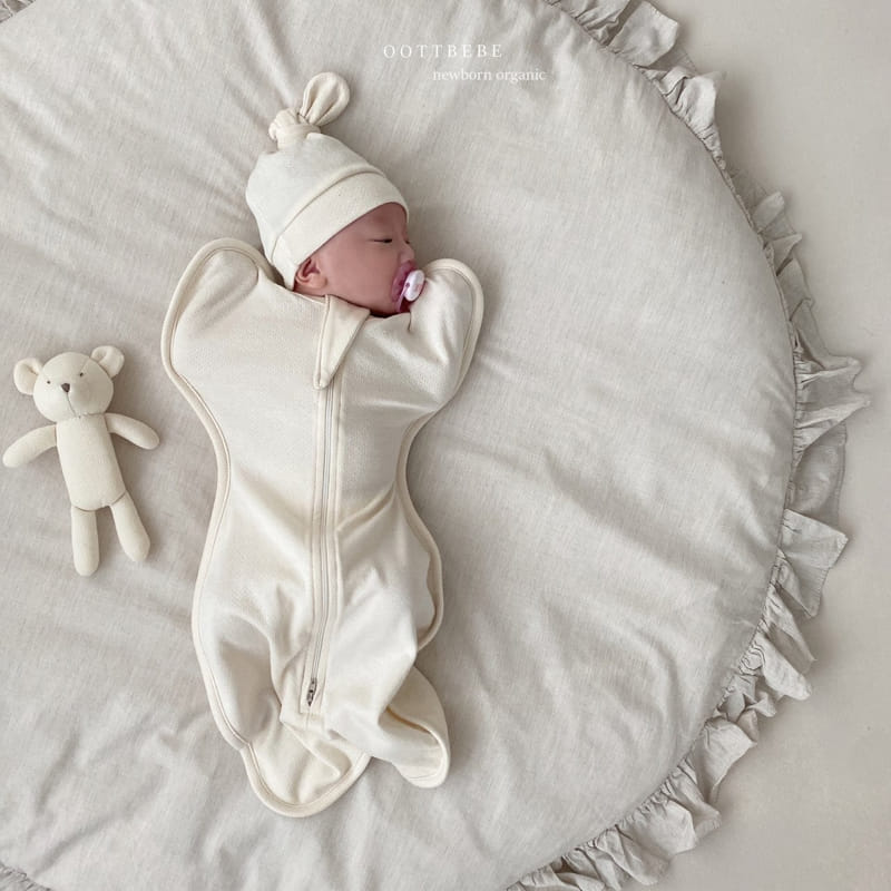 Oott Bebe - Korean Baby Fashion - #babyoutfit - Organic Sleep Bodysuit Cotton - 4