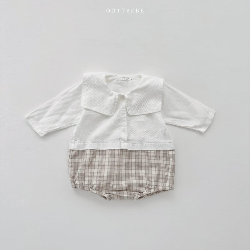 Oott Bebe - Korean Baby Fashion - #babywear - Bonjour Bodysuit