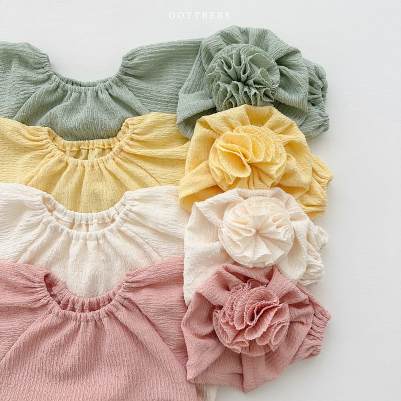 Oott Bebe - Korean Baby Fashion - #onlinebabyshop - Pop Orn Shirring Turban - 5