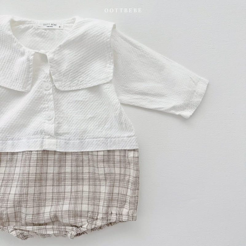 Oott Bebe - Korean Baby Fashion - #onlinebabyshop - Bonjour Bodysuit - 3