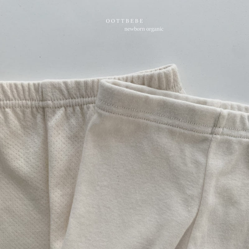 Oott Bebe - Korean Baby Fashion - #onlinebabyshop - Organic Leggings Cotton - 12