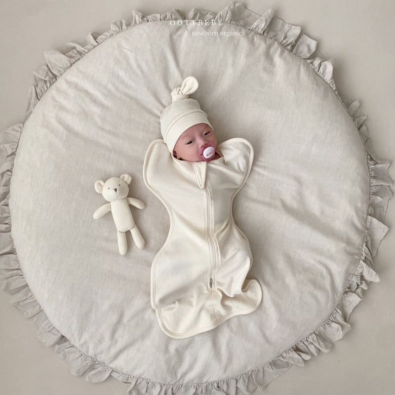 Oott Bebe - Korean Baby Fashion - #onlinebabyshop - Organic Sleep Bodysuit Mesh - 6