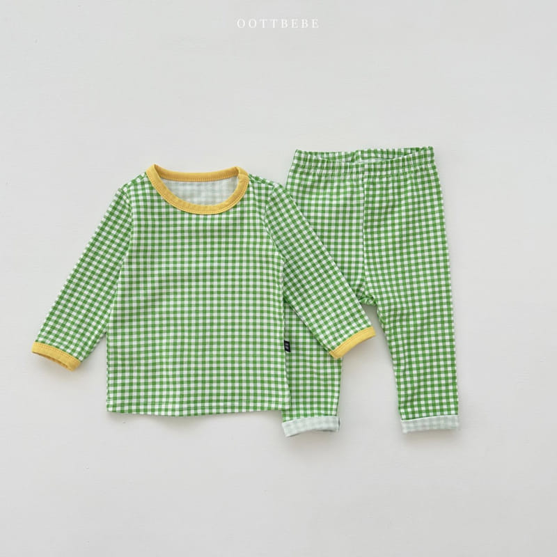 Oott Bebe - Korean Children Fashion - #childrensboutique - Check Easywear - 3