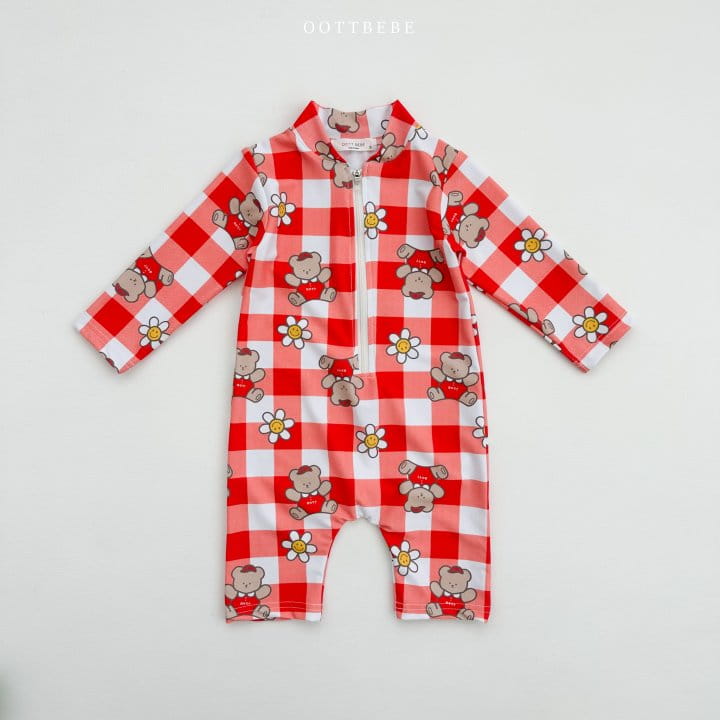 Oott Bebe - Korean Children Fashion - #designkidswear - Daisy Vacance Bodysuit - 11