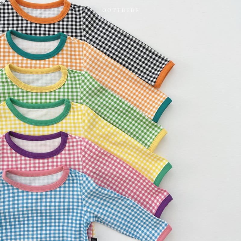 Oott Bebe - Korean Children Fashion - #kidsshorts - Check Easywear - 7