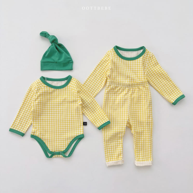 Oott Bebe - Korean Children Fashion - #littlefashionista - Check Easywear - 11