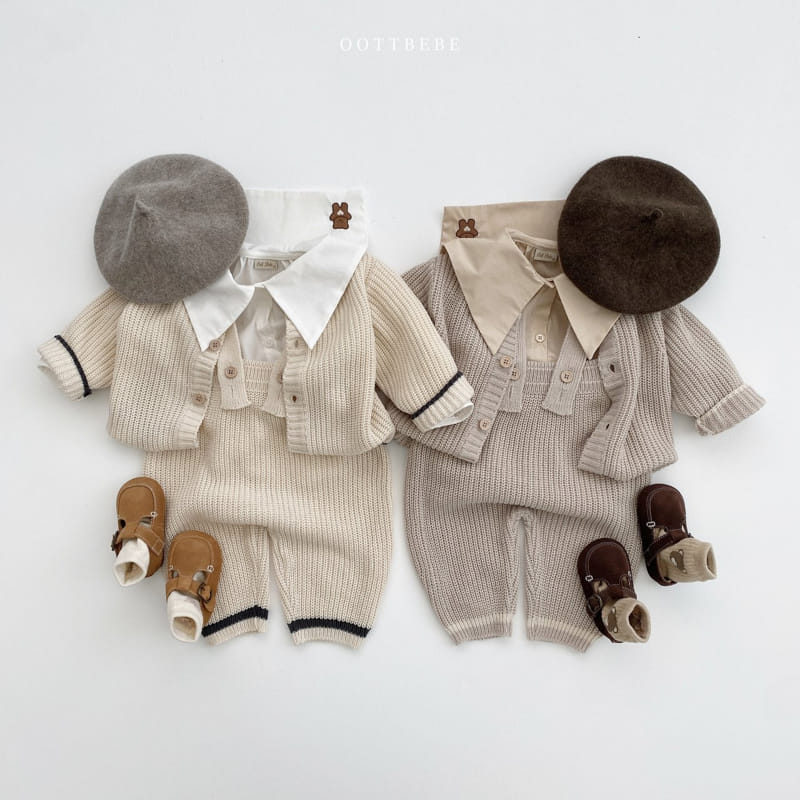 Oott Bebe - Korean Children Fashion - #minifashionista - Hazzi Dungarees Pants - 6