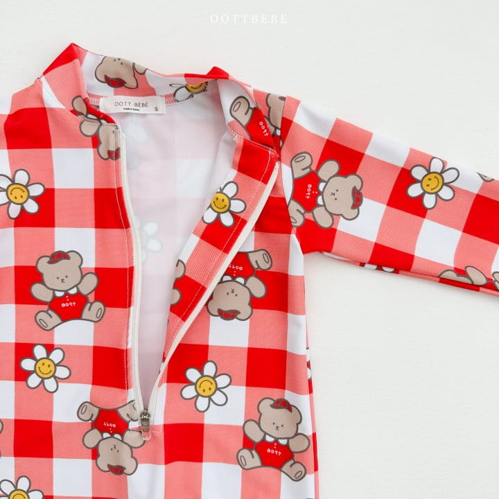 Oott Bebe - Korean Children Fashion - #todddlerfashion - Daisy Vacance Bodysuit - 6