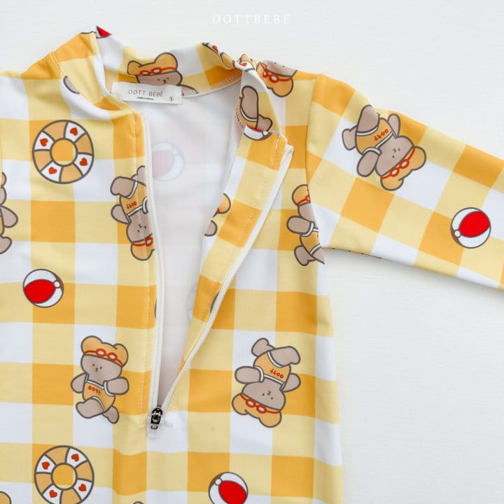Oott Bebe - Korean Children Fashion - #toddlerclothing - Daisy Vacance Bodysuit - 7