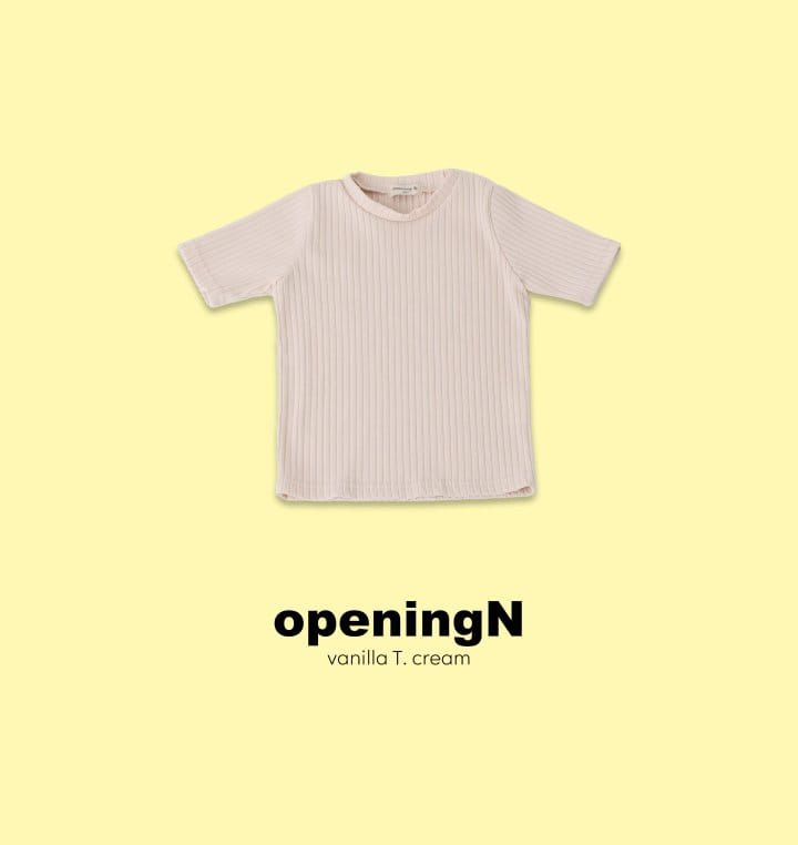 Opening & - Korean Children Fashion - #childofig - Vanilla Golgi Tee