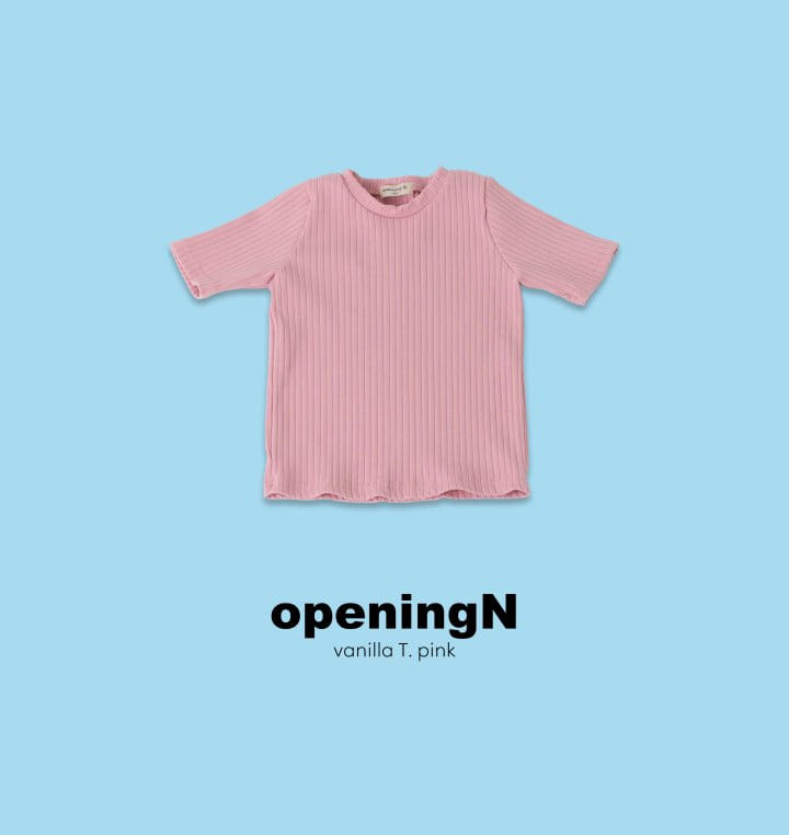 Opening & - Korean Children Fashion - #childofig - Vanilla Golgi Tee - 2