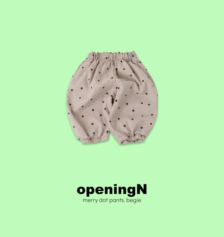 Opening & - Korean Children Fashion - #designkidswear - Meridot Pants 