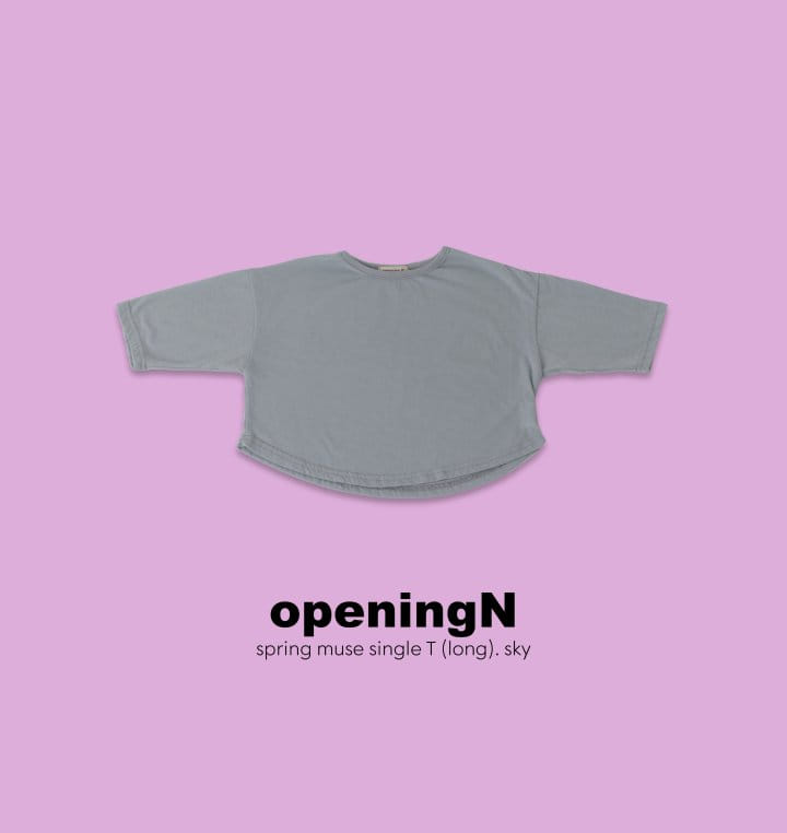 Opening & - Korean Children Fashion - #discoveringself - Muse Long Tee  - 4