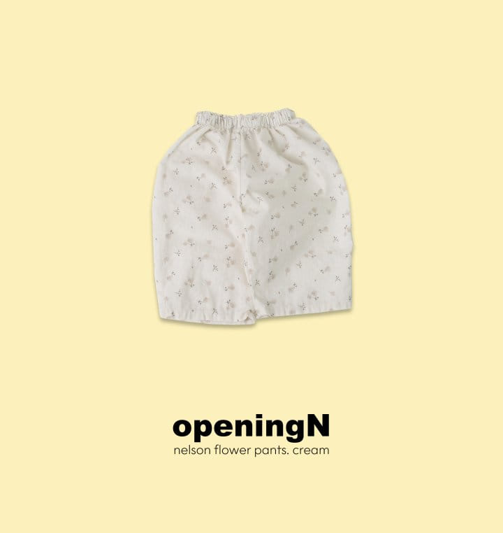 Opening & - Korean Children Fashion - #littlefashionista - Nelson Flower Pants 