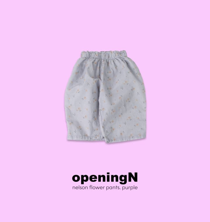 Opening & - Korean Children Fashion - #magicofchildhood - Nelson Flower Pants  - 2